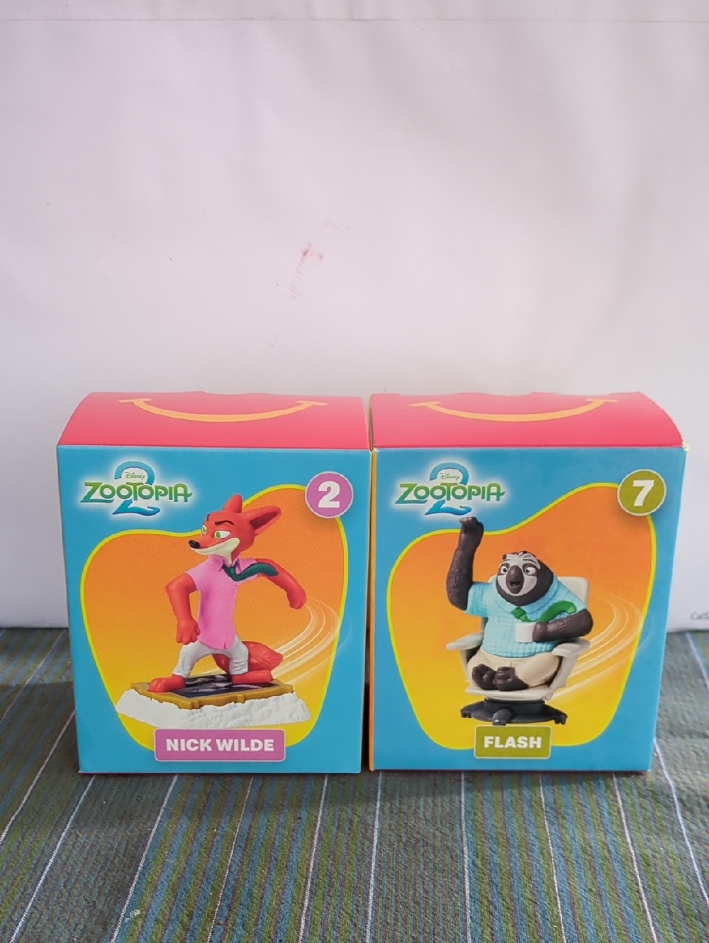 McDonald's Zootopia Happy Meal Toys - Nick & Flash - Sealed